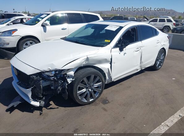 JM1GL1VM0L1512959 2020 MAZDA 6 Белый Вид спереди