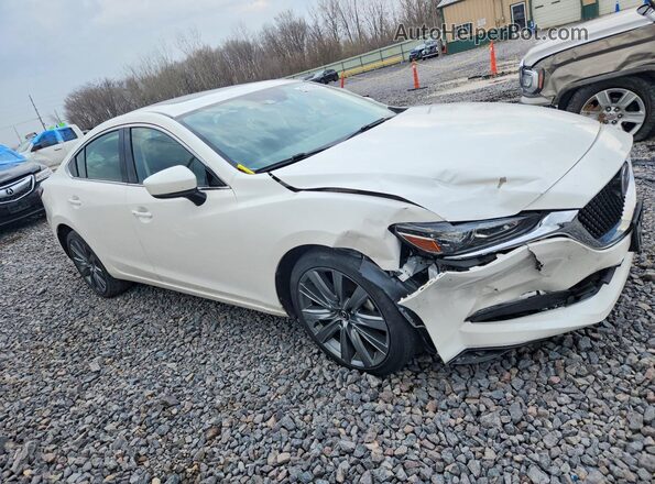 JM1GL1VM2M1604060 2021 MAZDA 6 White Przód prawy