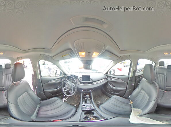 JM1GL1VM2M1604060 2021 MAZDA 6 White Widok naklejki z numerem VIN