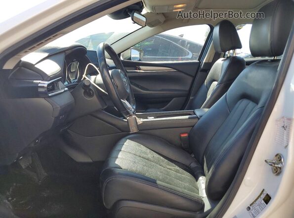 JM1GL1VM2M1608058 2021 MAZDA 6 White Вид салону спереду