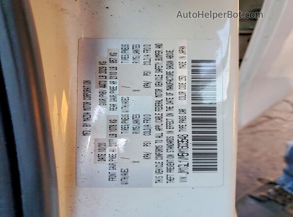 JM1GL1VM5M1603548 2021 MAZDA 6 Белый 