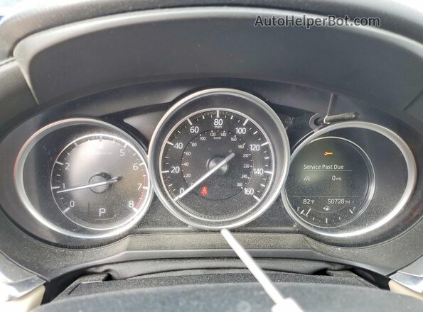 JM1GL1VM7K1507563 2019 MAZDA 6 Black Вид щитка приладів