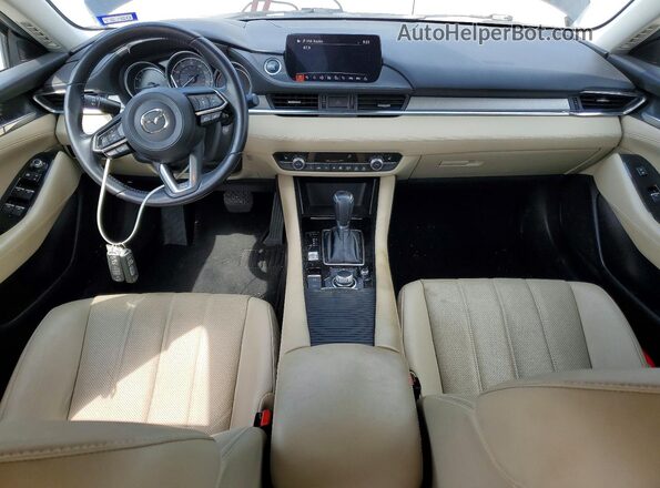 JM1GL1VM7K1507563 2019 MAZDA 6 Black Вид панелі приладів