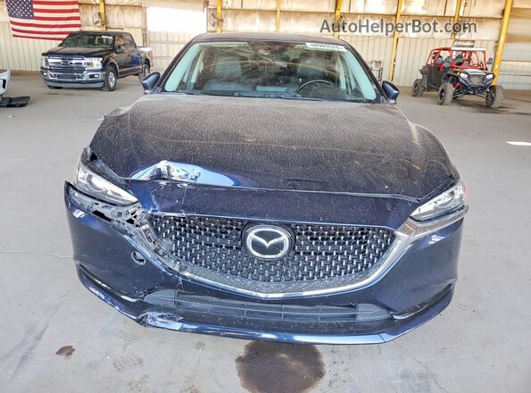 JM1GL1VM8M1617816 2021 MAZDA 6 Blue Vista frontal
