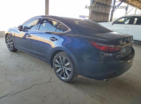 JM1GL1VM8M1617816 2021 MAZDA 6 Blue Trasero izquierdo