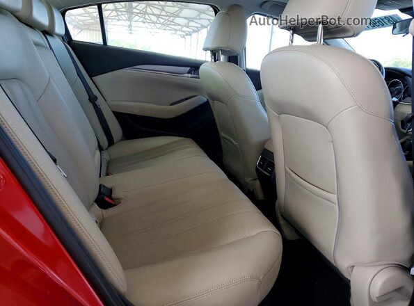 JM1GL1VMXM1607448 2021 MAZDA 6 Red Rear seats view