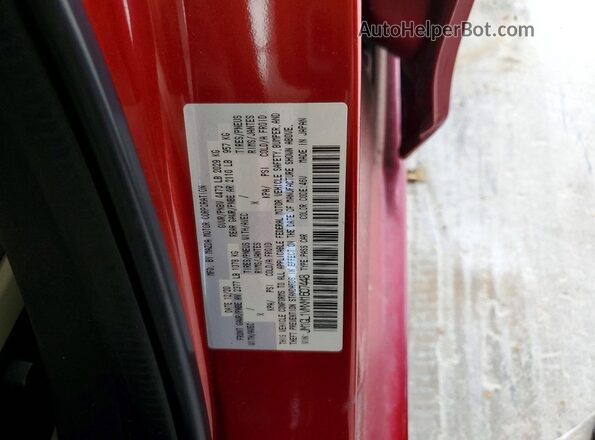 JM1GL1VMXM1607448 2021 MAZDA 6 Red Engine compartment view