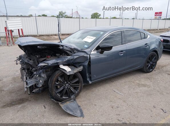 JM1GL1WY4M1600433 2021 MAZDA 6 Gray Front left