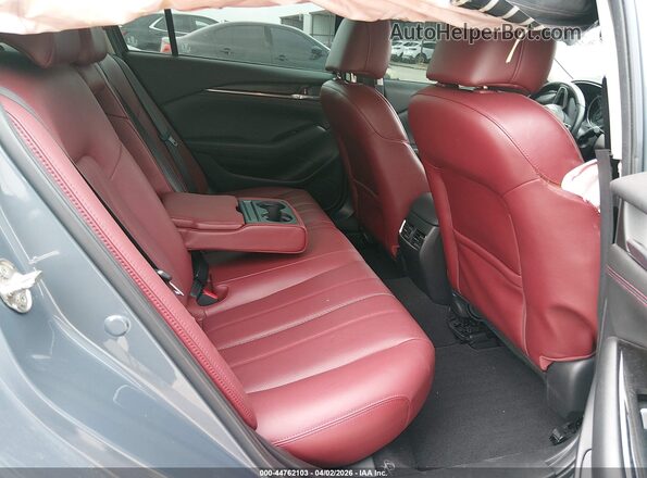 JM1GL1WY4M1600433 2021 MAZDA 6 Gray VIN sticker view