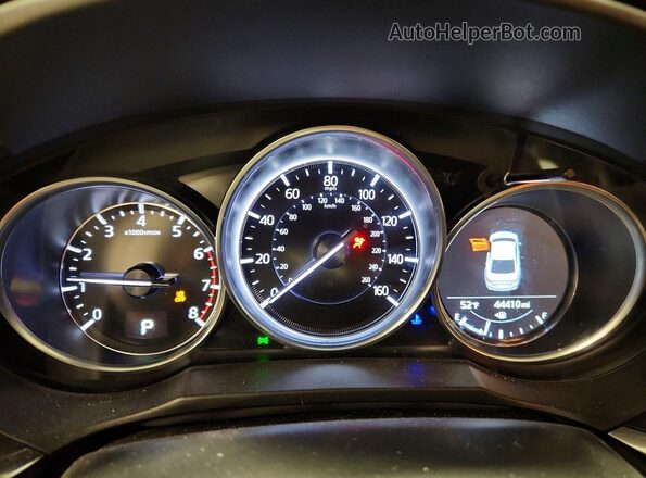 JM1GL1WYXM1600937 2021 MAZDA 6 Blue Vista del cuadro de instrumentos