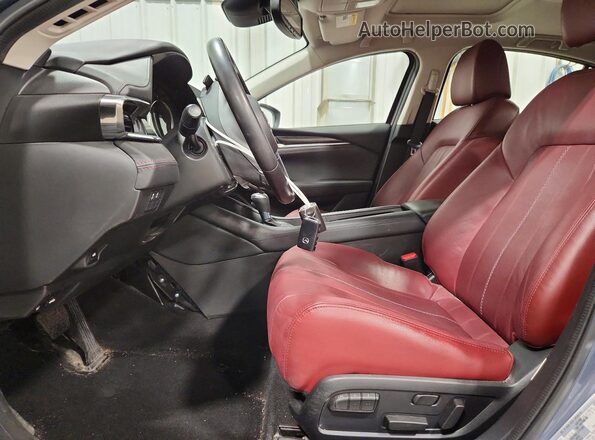 JM1GL1WYXM1600937 2021 MAZDA 6 Blue Vista interior delantera