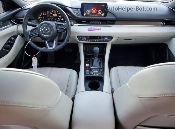 JM1GL1XY7K1509197 2019 MAZDA 6 White წინა პანელის ხედი
