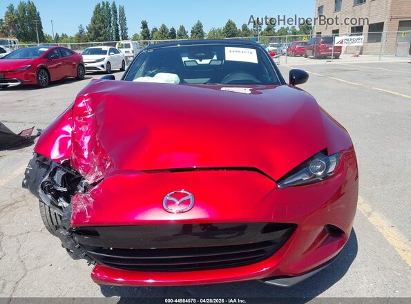 JM1NDAB75S0657907 2025 MAZDA MX-5 MIATA Red უკანა სალონის ხედი