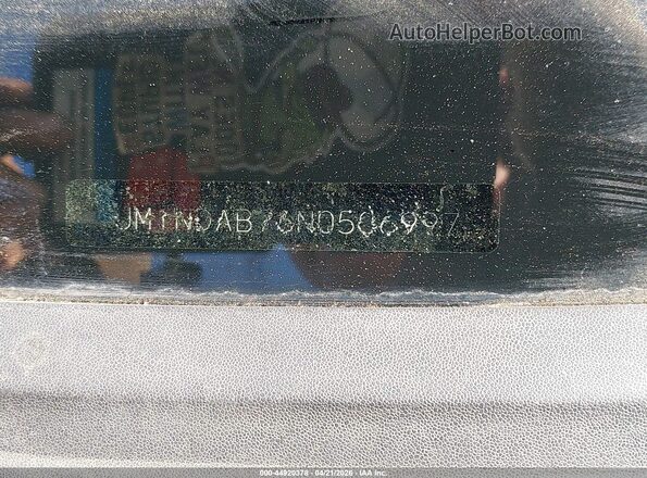 JM1NDAB76N0506997 2022 MAZDA MX-5 MIATA Черный Вид подкапотного пространства