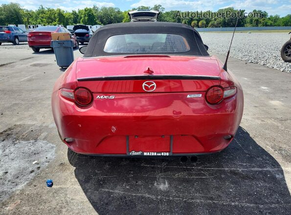 JM1NDAC75G0119603 2016 MAZDA MX-5 Red Rear view