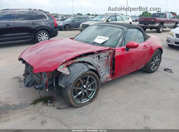 JM1NDAD76G0100217 2016 MAZDA MX-5 MIATA Red Vista tres cuartos delantera izquierda