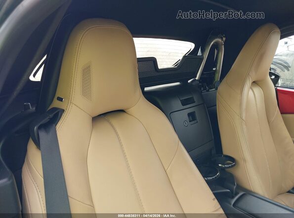JM1NDAD76G0100217 2016 MAZDA MX-5 MIATA Red Vista de la etiqueta del VIN