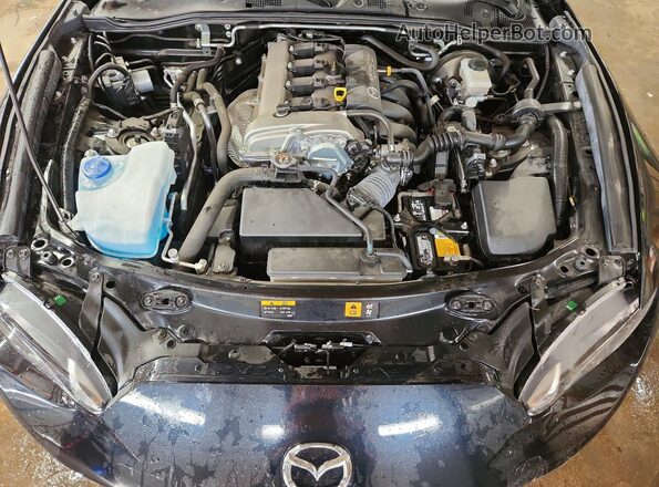 JM1NDAD76H0122994 2017 MAZDA MX-5 Black Սալոնի հետևի տեսք