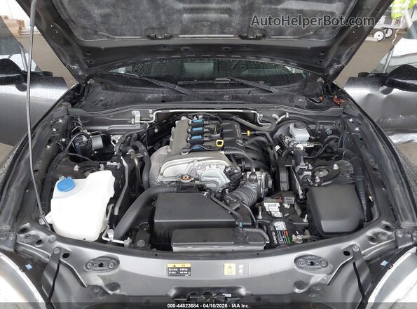 JM1NDAL75H0100518 2017 MAZDA MX-5 MIATA RF Gray Rear view
