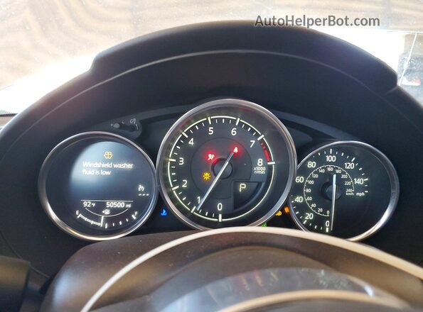 JM1NDAM70N0501890 2022 MAZDA MX-5 Gray Instrument cluster view