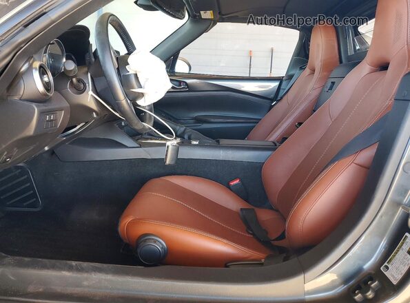 JM1NDAM70N0501890 2022 MAZDA MX-5 Gray Front interior view