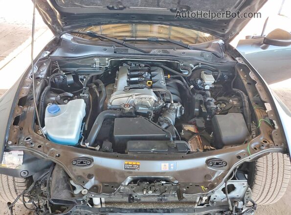 JM1NDAM70N0501890 2022 MAZDA MX-5 Gray Rear interior view