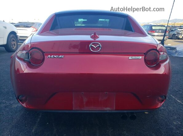 JM1NDAM71H0105455 2017 MAZDA MX-5 Red Вид ззаду