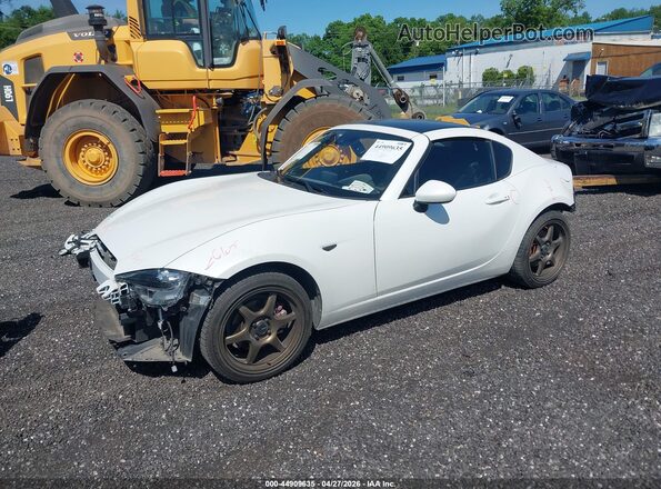JM1NDAM71M0456991 2021 MAZDA MX-5 MIATA RF White Front left