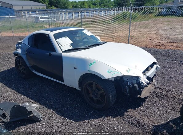 JM1NDAM71M0456991 2021 MAZDA MX-5 MIATA RF White Rear interior view