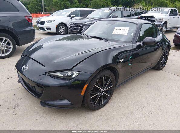 JM1NDAM72R0600751 2024 MAZDA MX-5 MIATA RF Black Передня ліва чверть