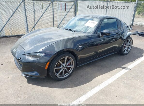 JM1NDAM73L0411596 2020 MAZDA MX-5 MIATA RF Черный Передняя левая четверть