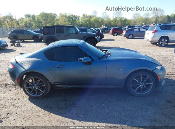 JM1NDAM75H0108262 2017 MAZDA MX-5 MIATA RF Blue Rear interior view