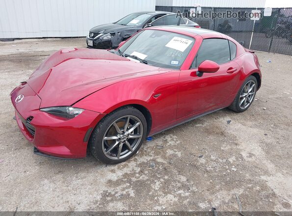 JM1NDAM76M0459966 2021 MAZDA MX-5 MIATA RF Red Передня ліва чверть