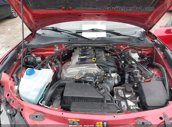 JM1NDAM76M0459966 2021 MAZDA MX-5 MIATA RF Red Вид ззаду