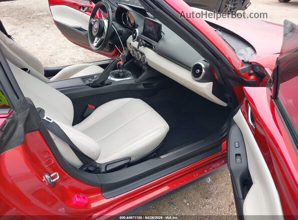 JM1NDAM76M0459966 2021 MAZDA MX-5 MIATA RF Red Вид салону спереду