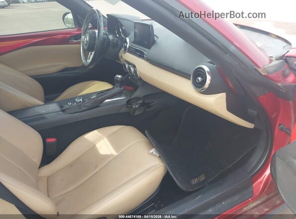 JM1NDAM78J0205235 2018 MAZDA MX-5 MIATA RF Red წინა სალონის ხედი