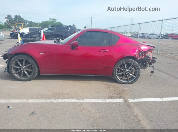 JM1NDAM78J0205235 2018 MAZDA MX-5 MIATA RF Red სალონის 360-გრადუსიანი ხედი