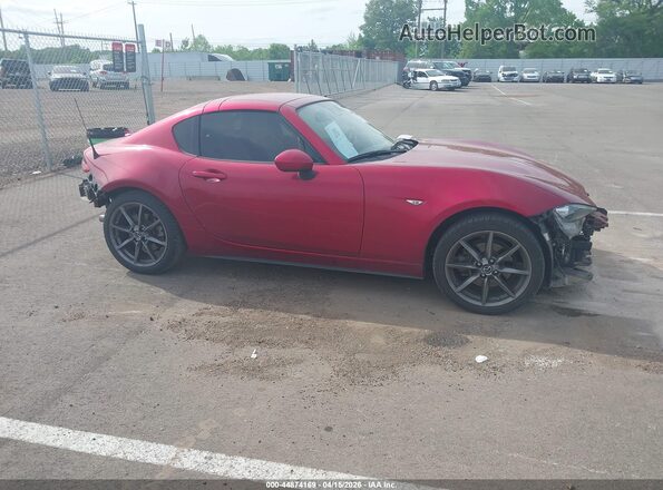 JM1NDAM78J0205235 2018 MAZDA MX-5 MIATA RF Red უკანა სალონის ხედი