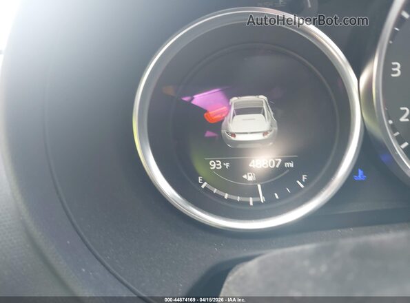 JM1NDAM78J0205235 2018 MAZDA MX-5 MIATA RF Red უკანა სავარძლების ხედი