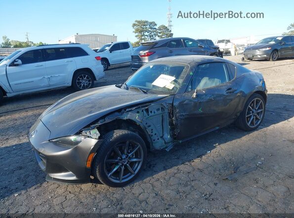 JM1NDAM79M0455989 2021 MAZDA MX-5 MIATA RF Серый Передняя левая четверть