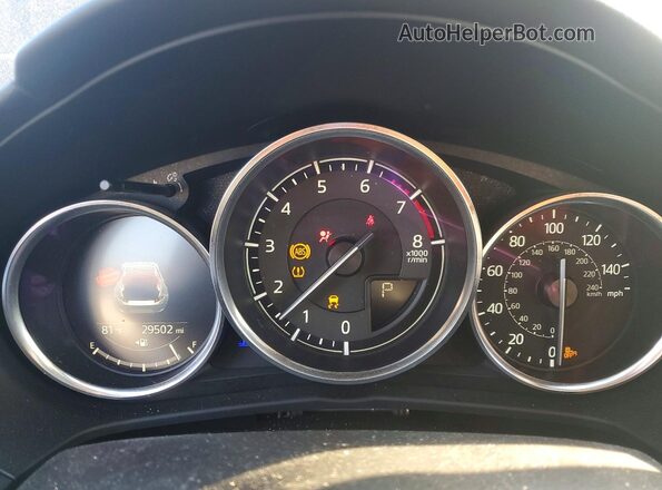 JM1NDAM7XJ0201395 2018 MAZDA MX-5 Blue Widok zestawu wskaźników