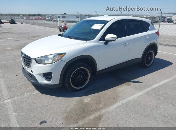JM3KE4BY2G0672373 2016 MAZDA CX-5 White Przód lewy