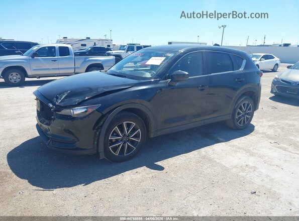 JM3KFACM6J1327694 2018 MAZDA CX-5 Black Առջևի ձախ երեք քառորդ տեսարան