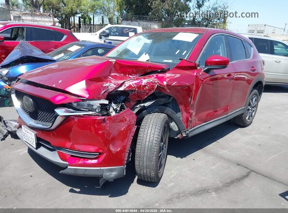 JM3KFACM9J0431103 2018 MAZDA CX-5 Red Trasero izquierdo