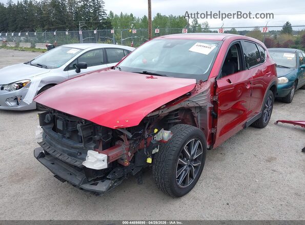 JM3KFADL5H0146799 2017 MAZDA CX-5 Red წინა მარცხენა ხედი სამი მეოთხედიდან