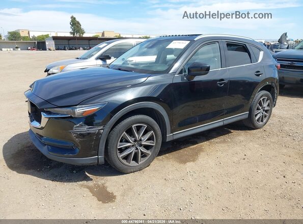 JM3KFADM9J0339665 2018 MAZDA CX-5 Black Առջևի ձախ երեք քառորդ տեսարան