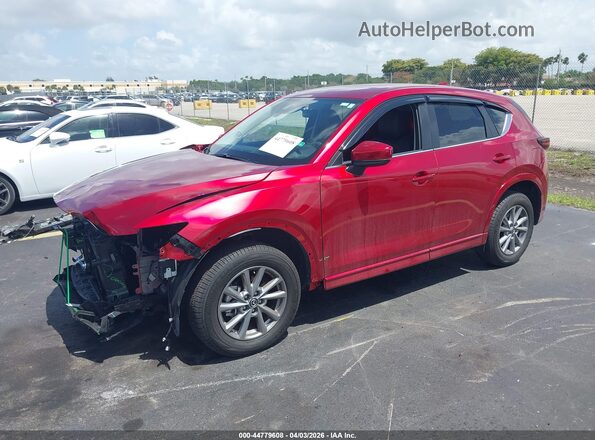 JM3KFBBLXS0660745 2025 MAZDA CX-5 Red Առջևի ձախ երեք քառորդ տեսարան
