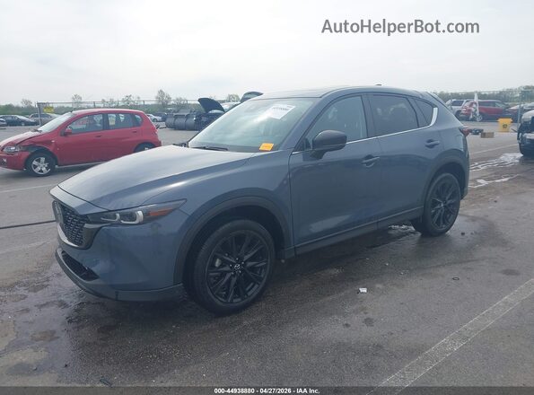JM3KFBCL8R0498963 2024 MAZDA CX-5 Blue წინა მარცხენა ხედი სამი მეოთხედიდან
