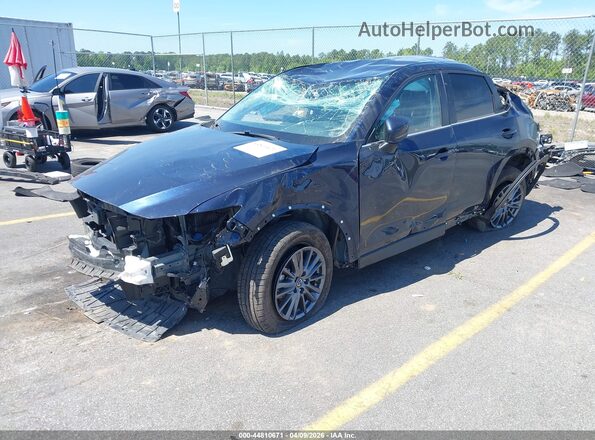 JM3KFBCM1M0303299 2021 MAZDA CX-5 Navy წინა მარცხენა ხედი სამი მეოთხედიდან