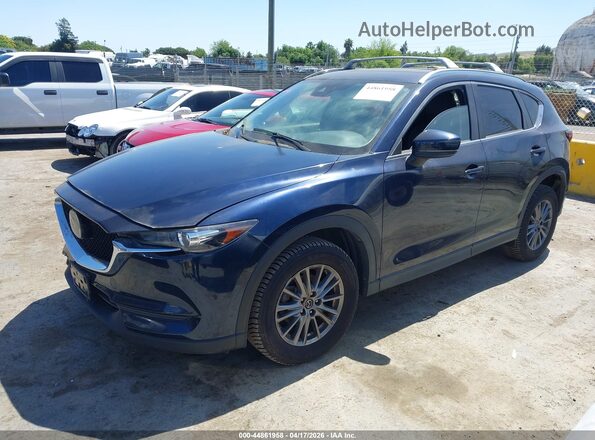 JM3KFBCM4L0837640 2020 MAZDA CX-5 Blue Առջևի ձախ երեք քառորդ տեսարան
